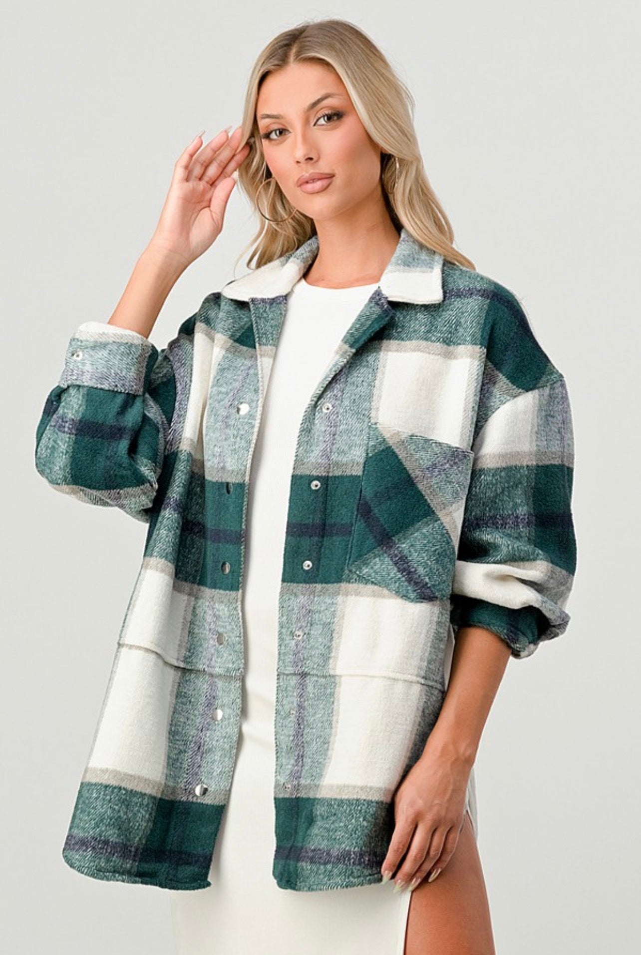 Green Plaid Jacket