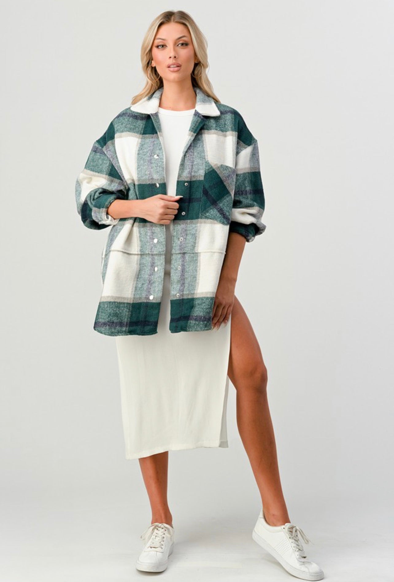 Green Plaid Jacket