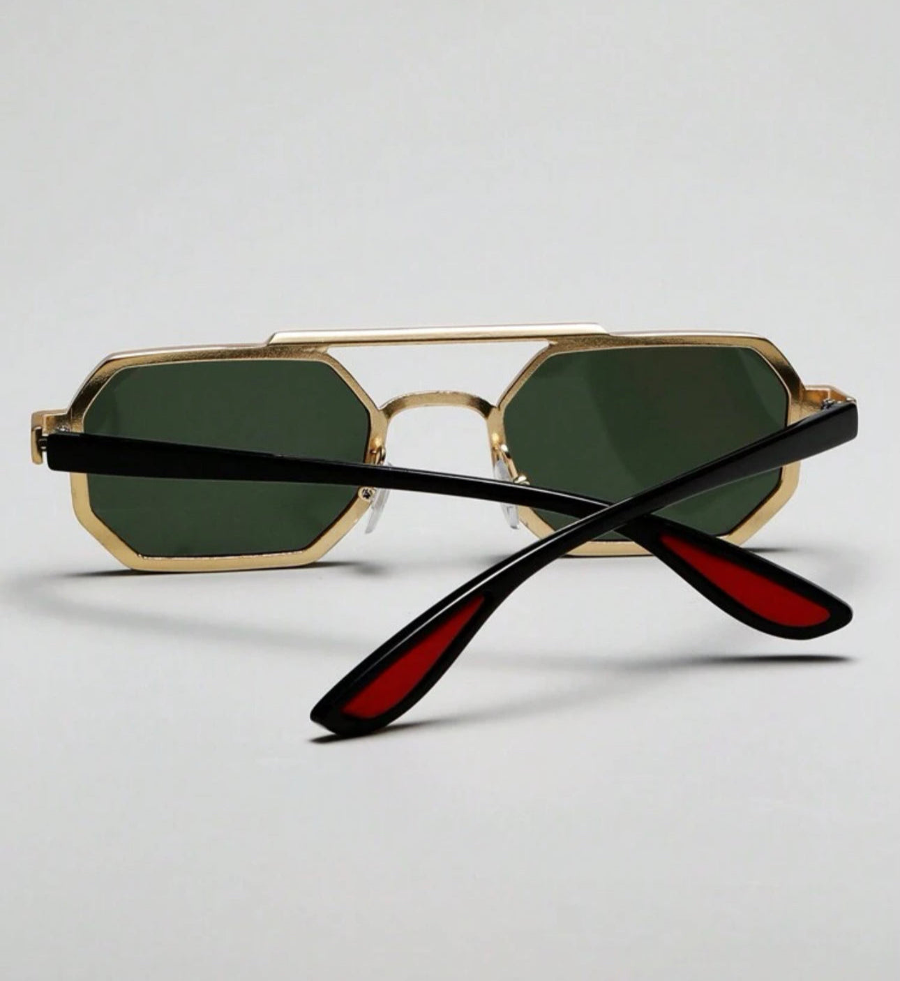 Gold Square Sunglasses