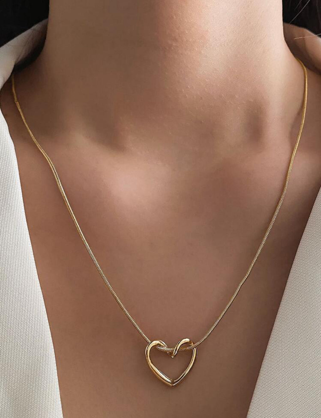 Gold Heart Necklace