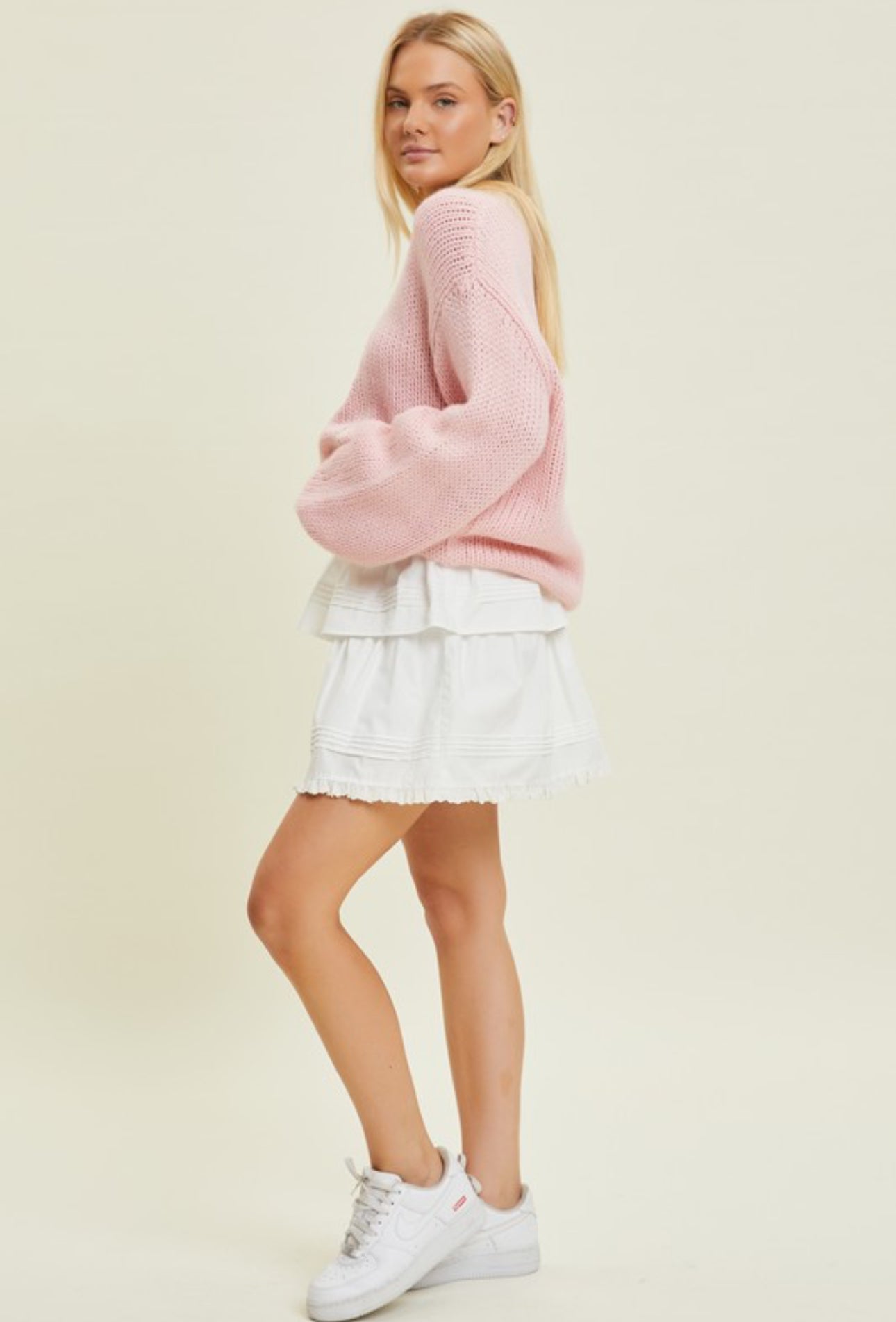 Tennis Embroidered Sweater