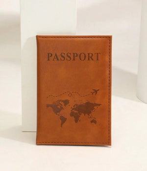 World Map Passport Holder