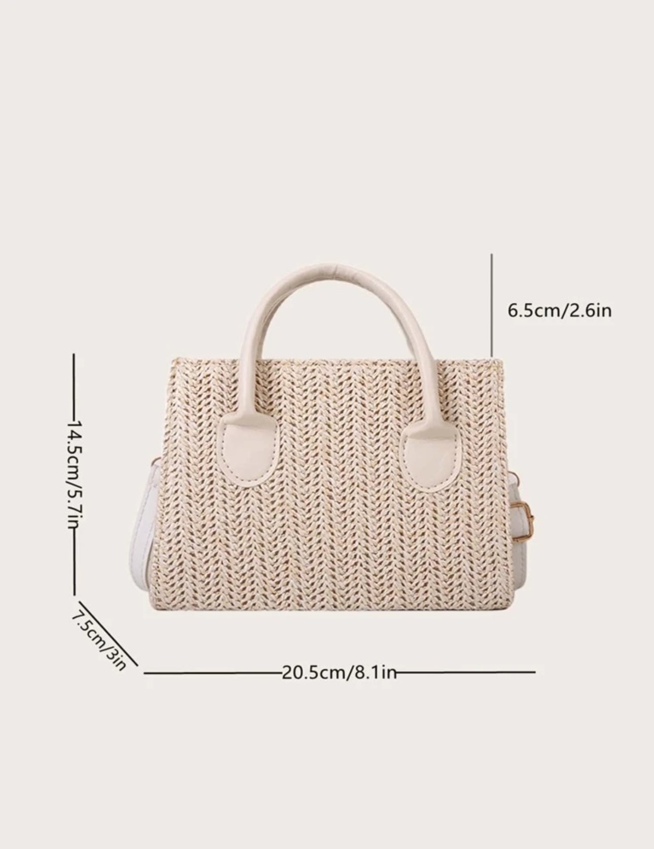 Minimalist Straw Bag