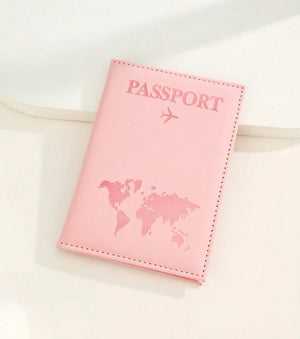 World Map Passport Holder