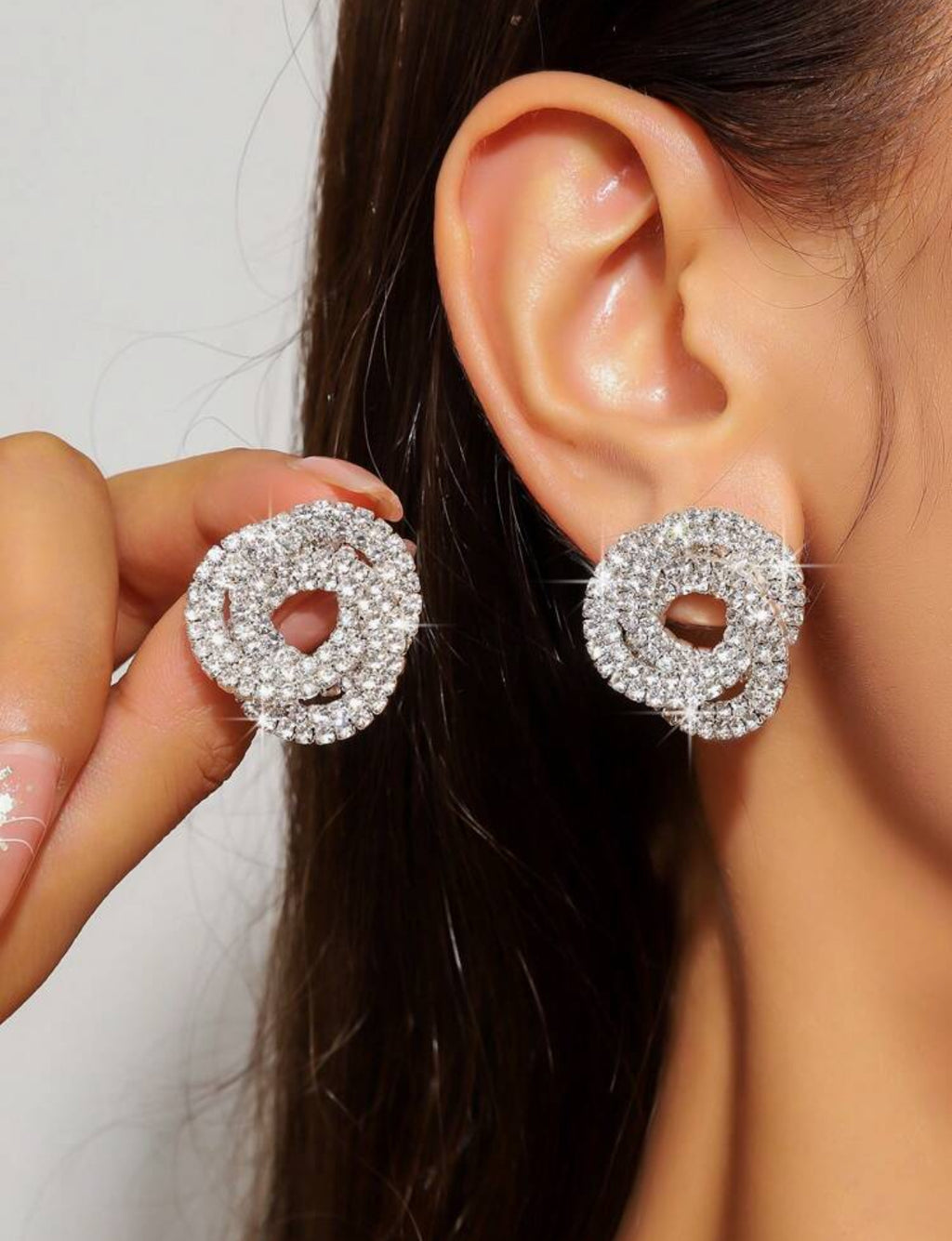 Silver Stud Earring