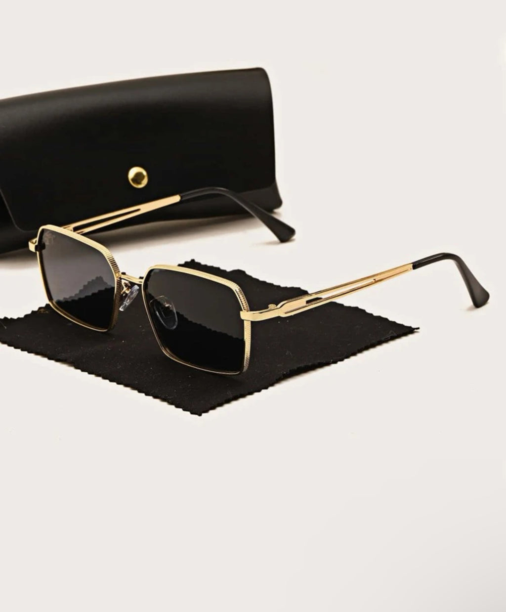 Gold Square Sunglasses