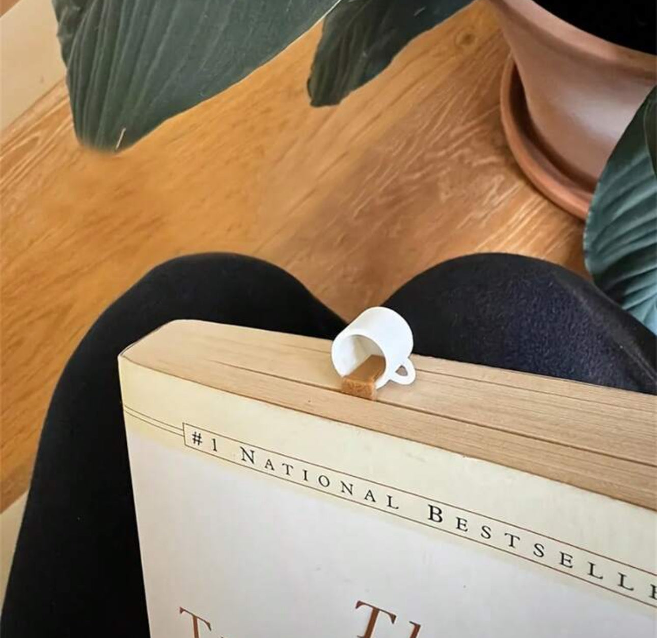 Leather Coffee Bookmark