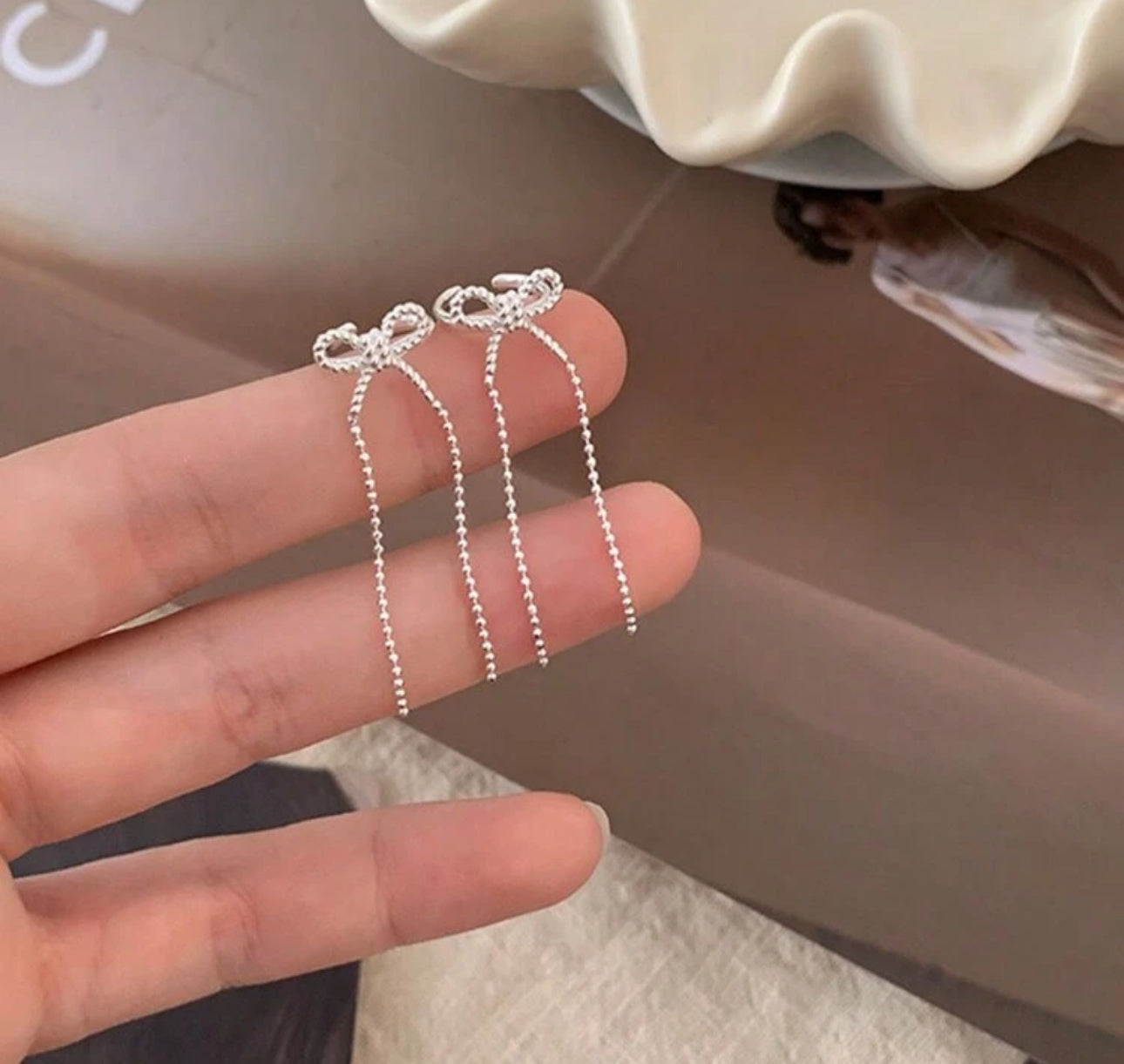 Bow Ear Cuff Earrings