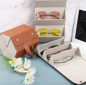 5 Layer Foldable Eyeglasses Storage Box