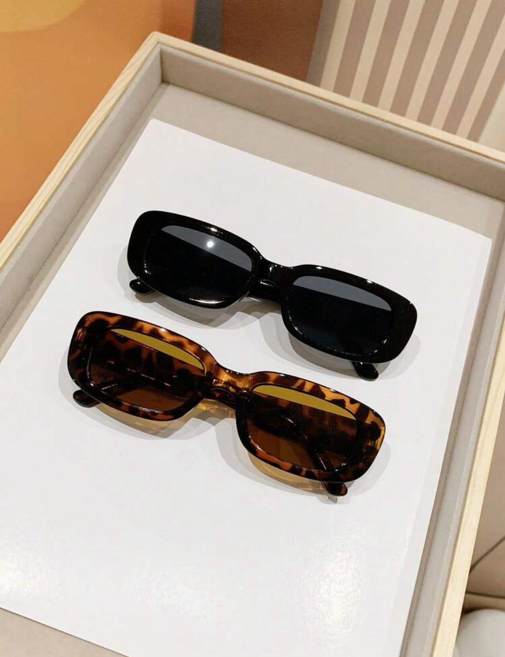 Rectangle Frame Sunglasses