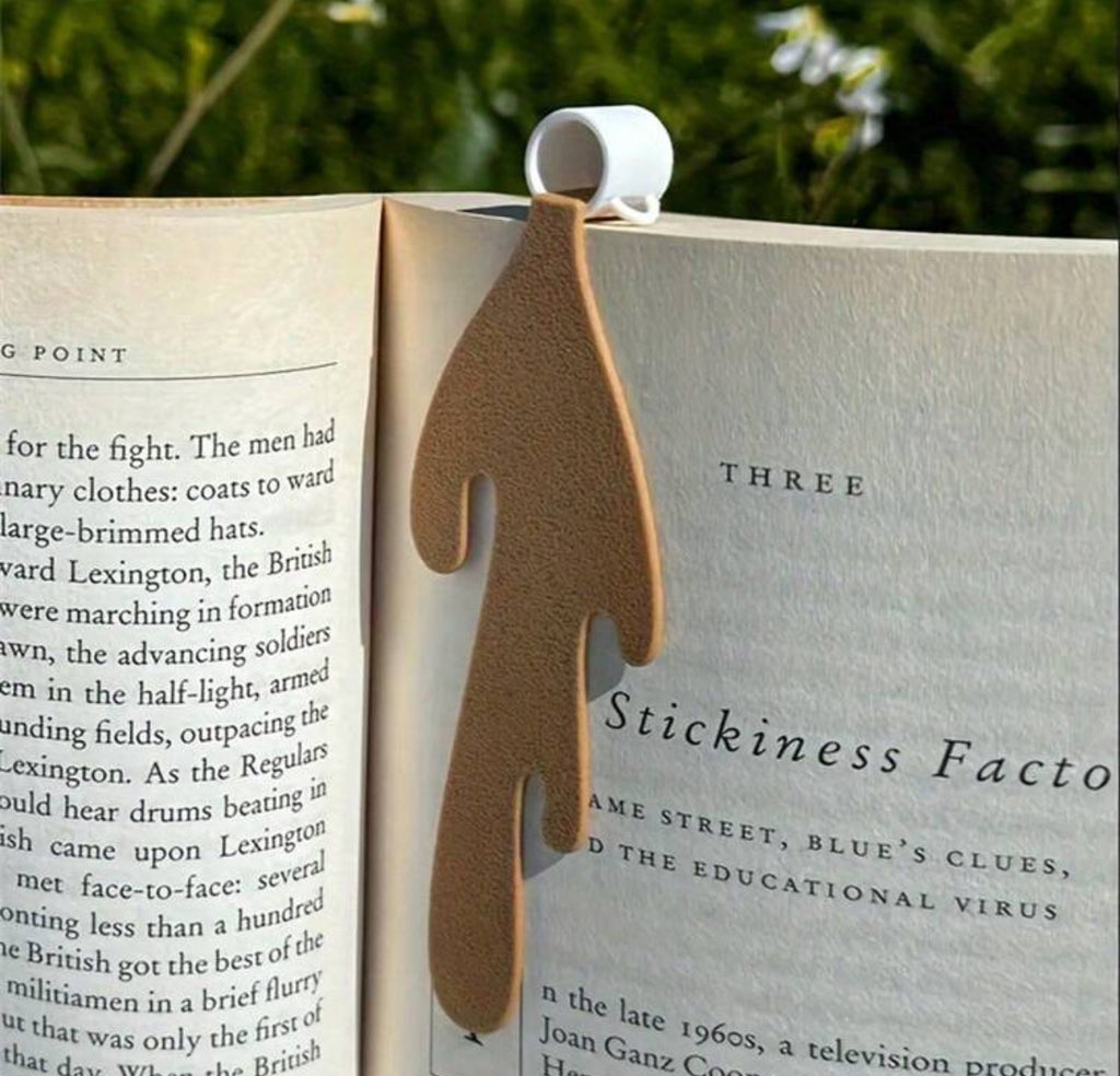 Leather Coffee Bookmark