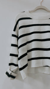 BW Striped Sweater