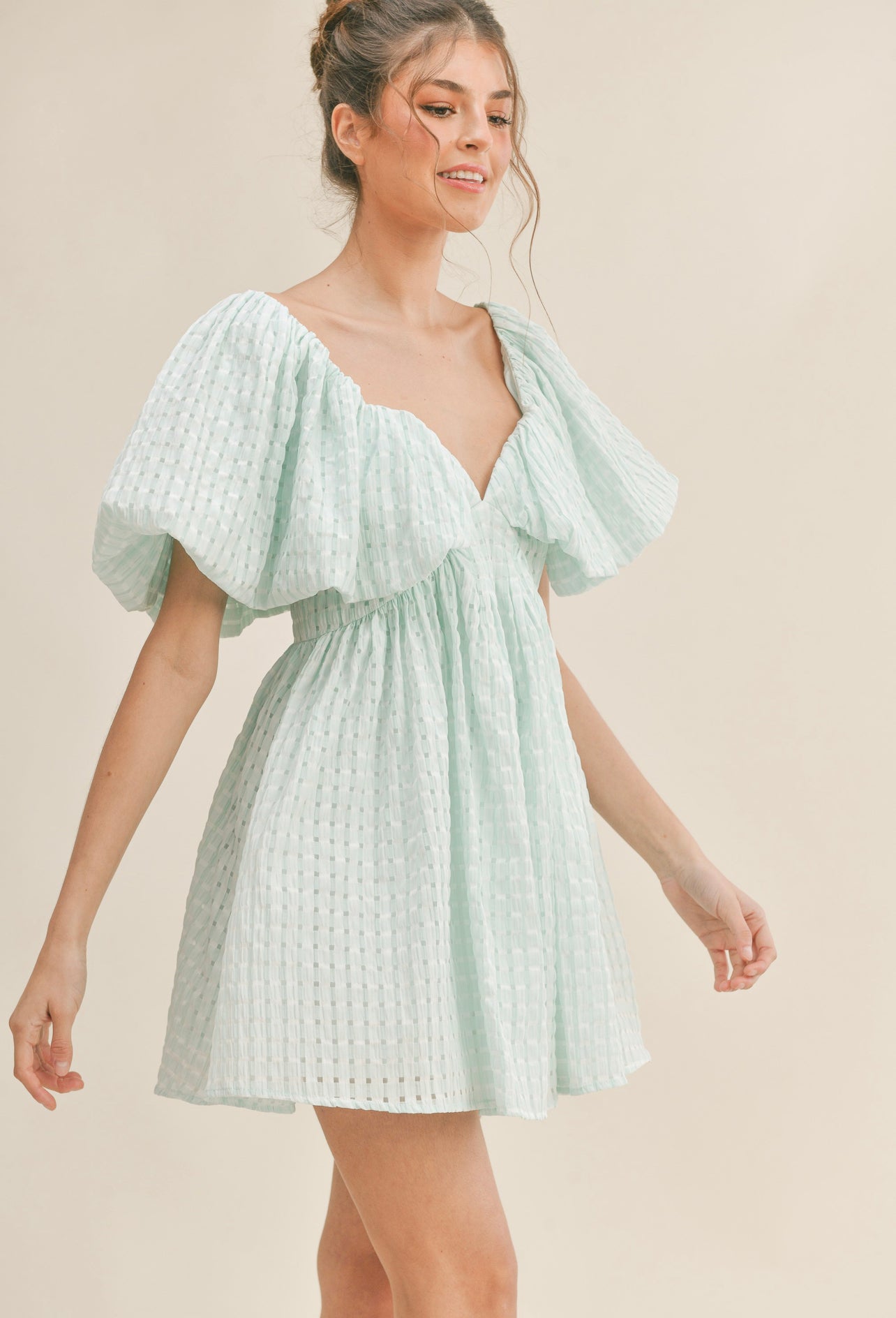SWEETHEART PUFF SLEEVE DRESS NDS Boutique SWEETHEART PUFF SLEEVE DRESS NDS Boutique