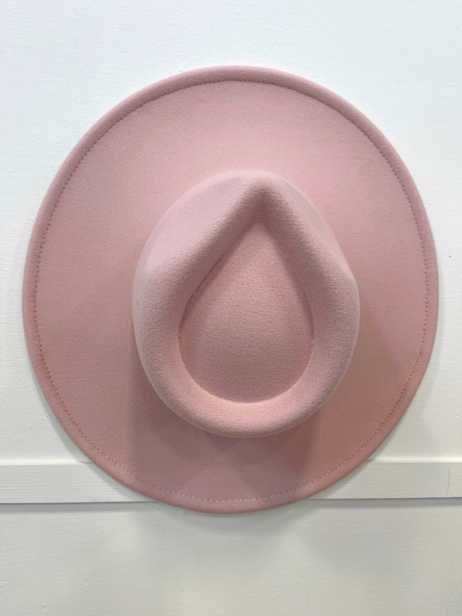 BLUSH FELT PANAMA HAT