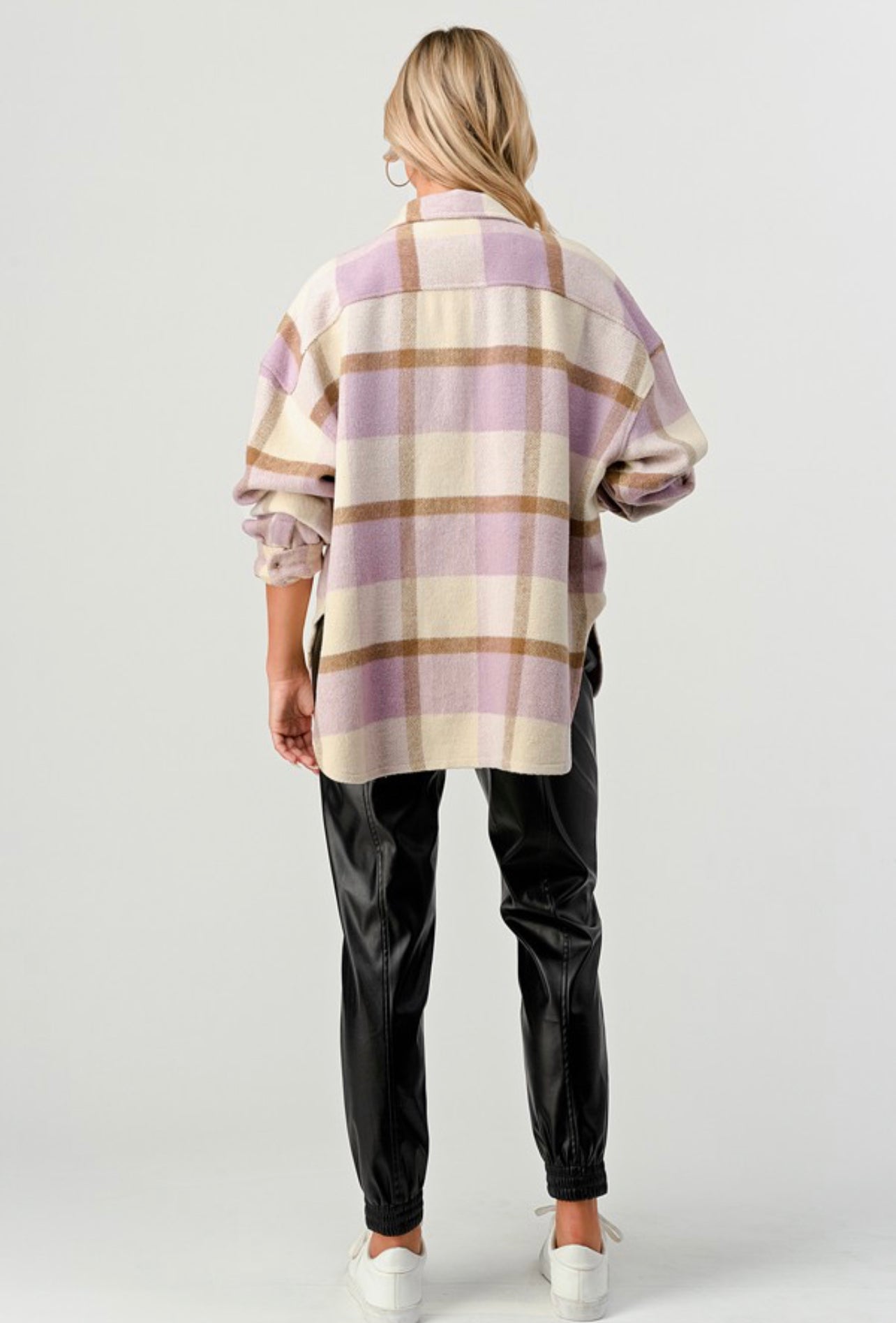 LAVENDER PLAID JACKET