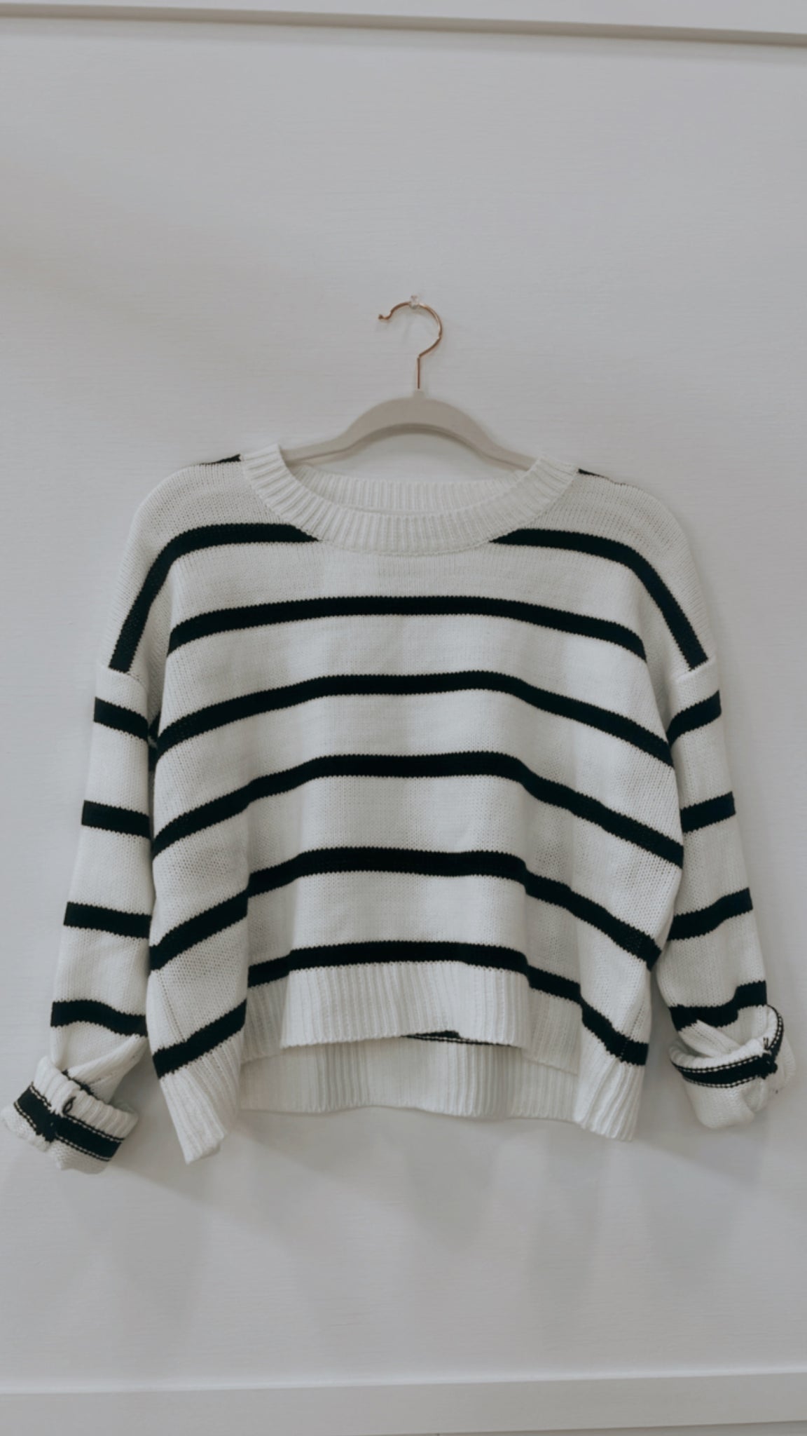 BW Striped Sweater