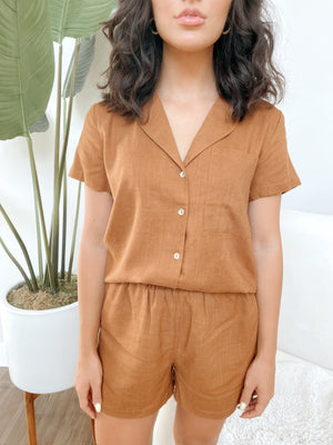 Teresa Linen Two Piece Set