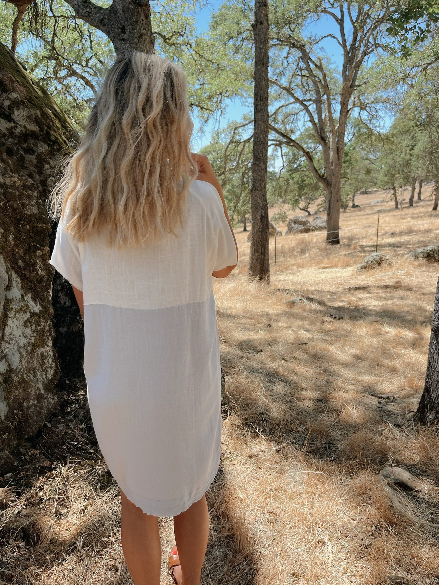 Linen Baby Doll Dress