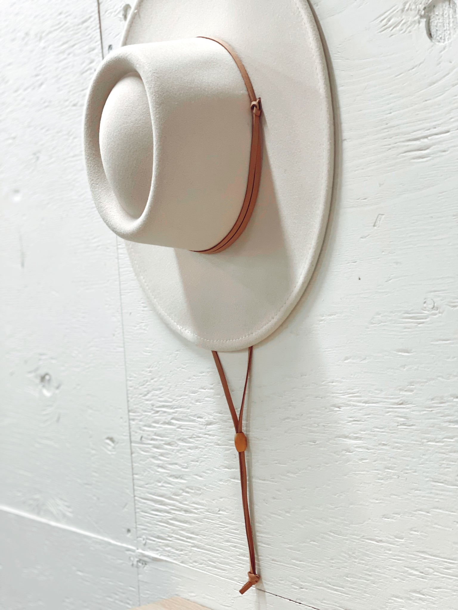 Wide Ivory Brim Bolero Hat