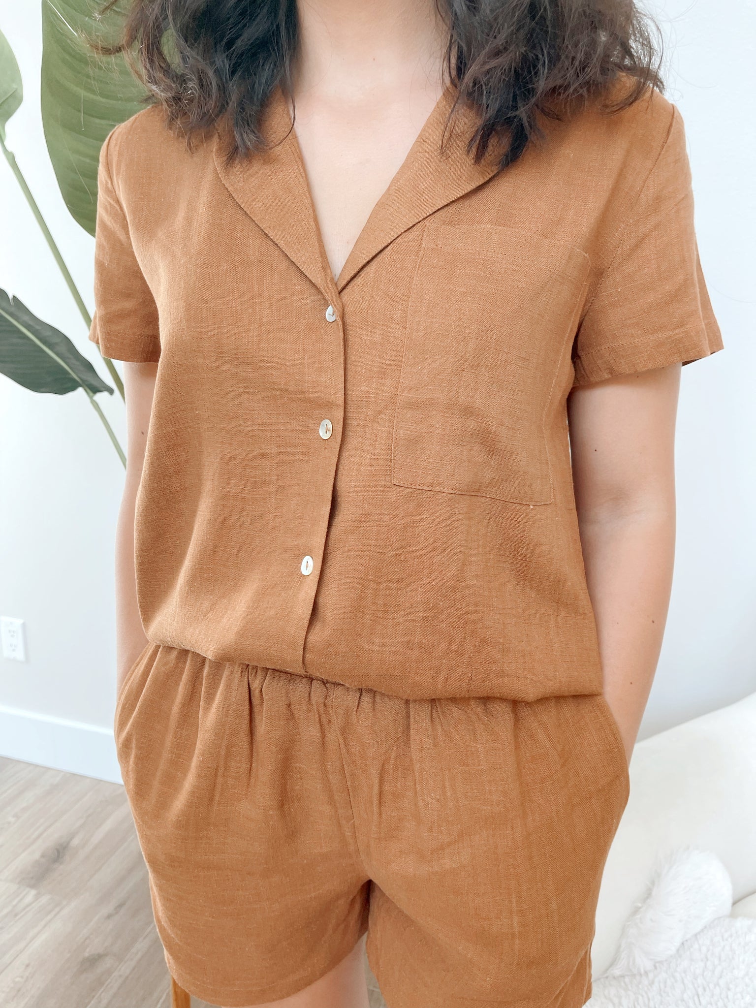 Teresa Linen Two Piece Set
