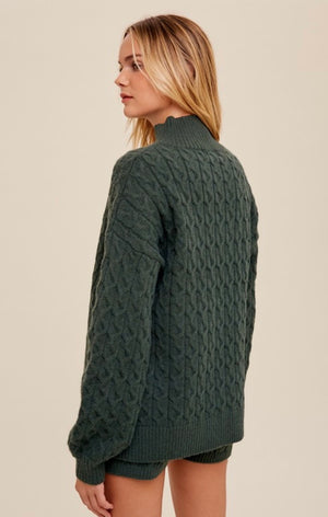 Cable Knit Sweater Sets