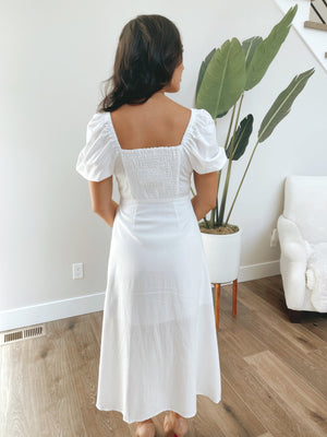 Martha Front Tie Midi Dress