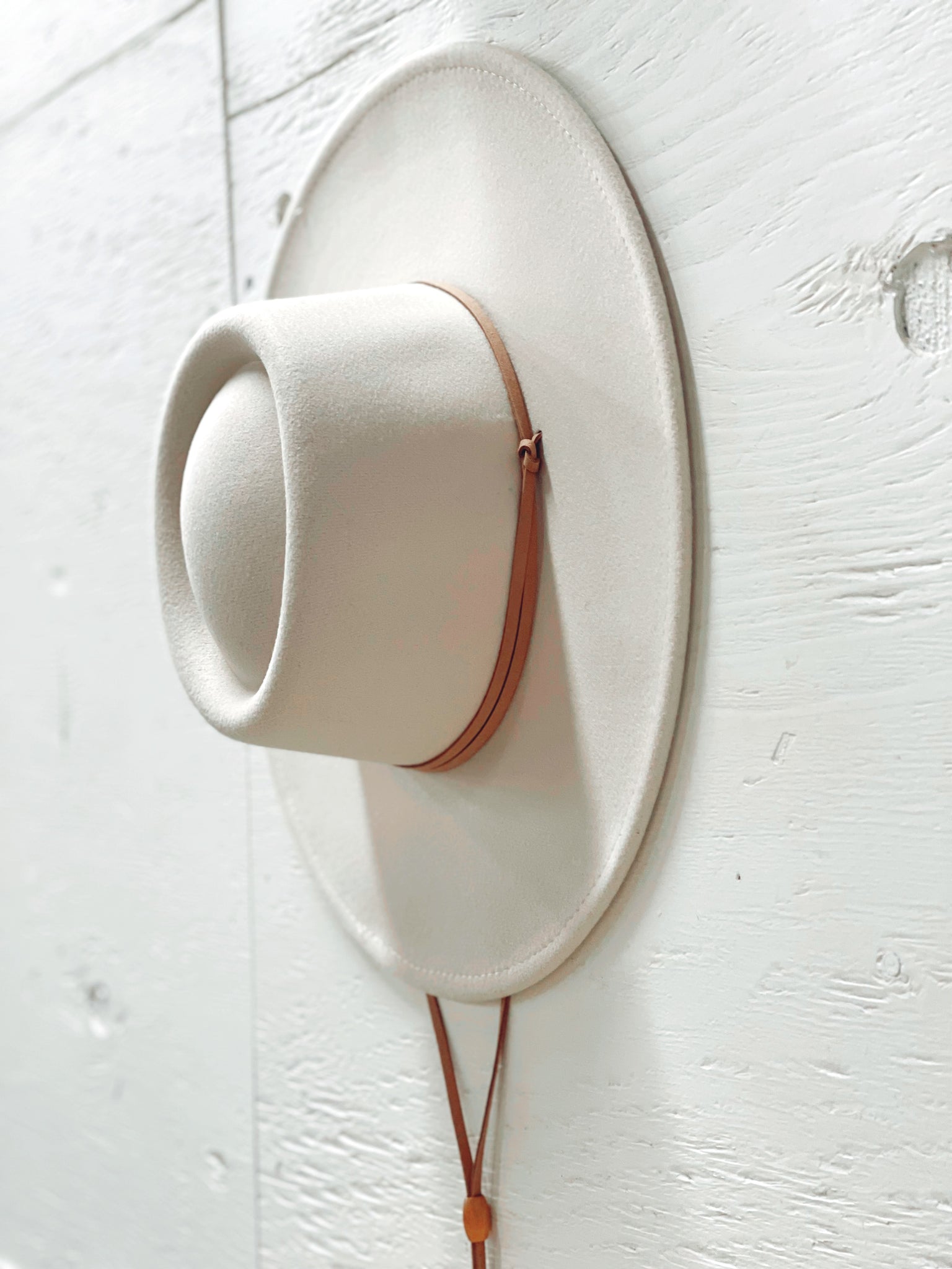 Wide Ivory Brim Bolero Hat