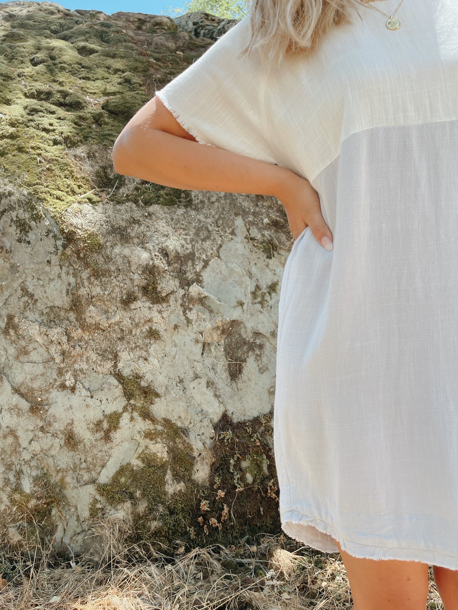 Linen Baby Doll Dress