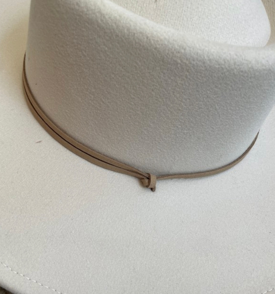 Wide Ivory Brim Bolero Hat