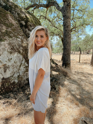 Linen Baby Doll Dress