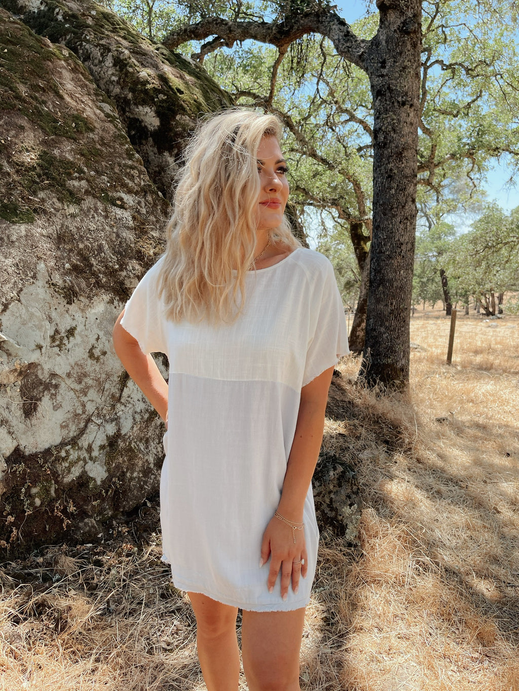Linen Baby Doll Dress