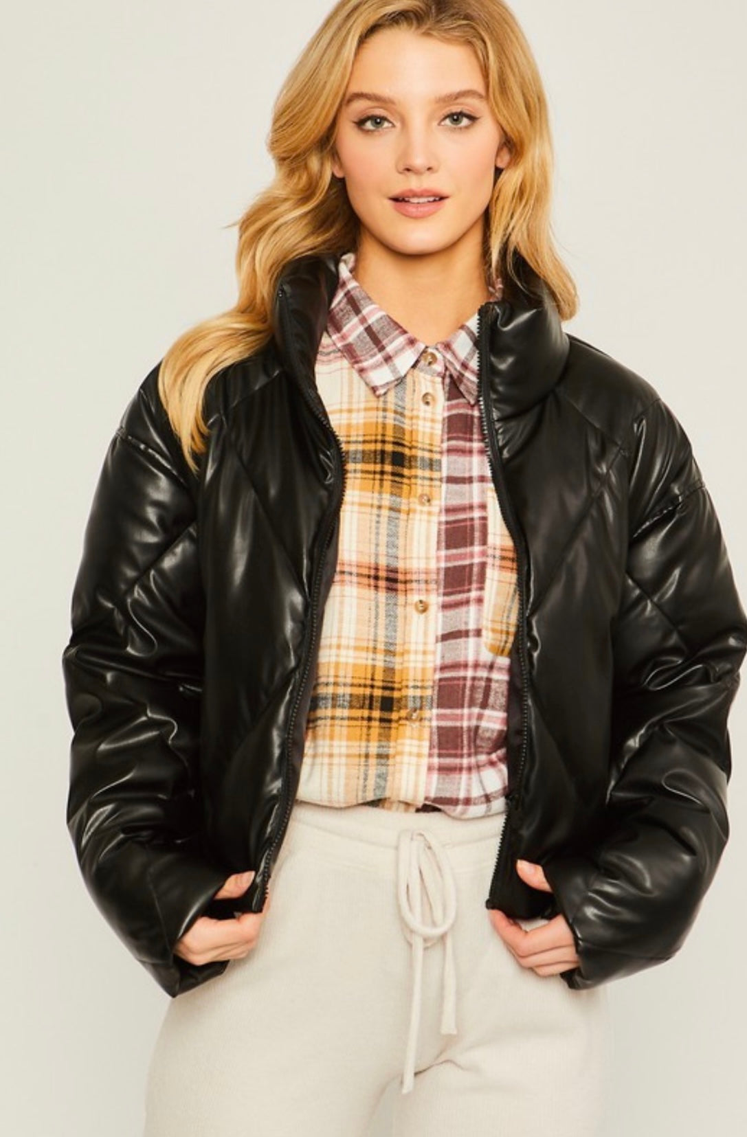 Diamond Puffer Jacket