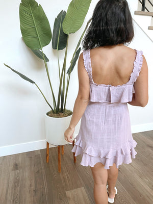 Sleeveless Ruffle Dress