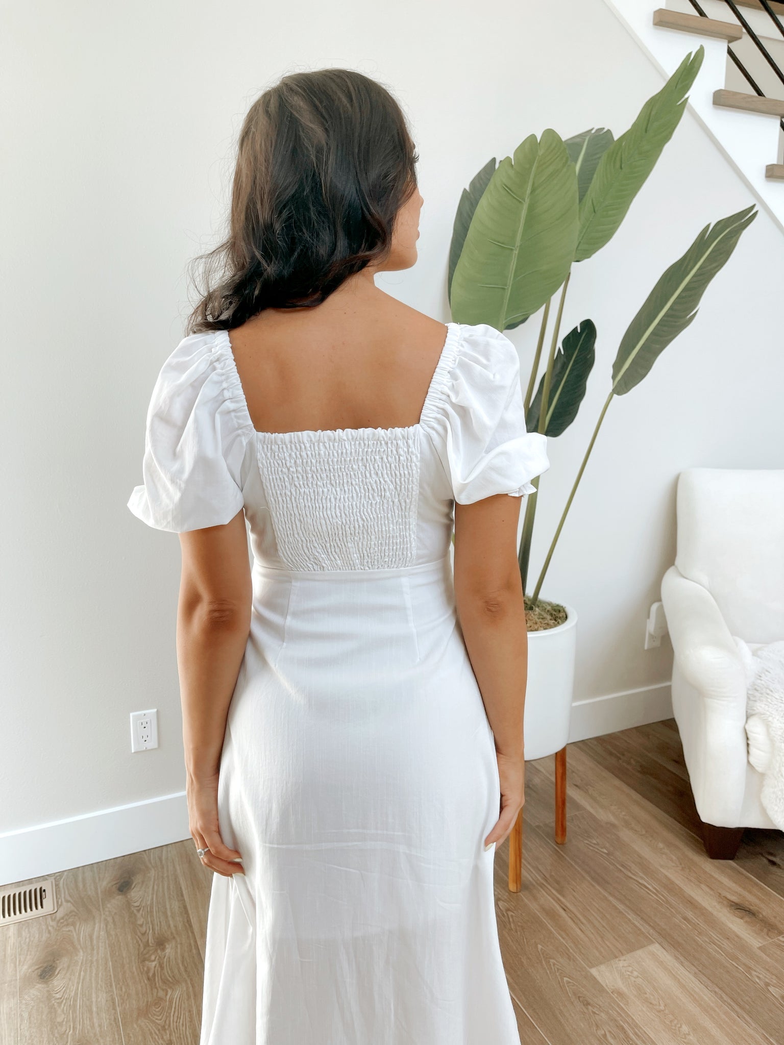 Martha Front Tie Midi Dress