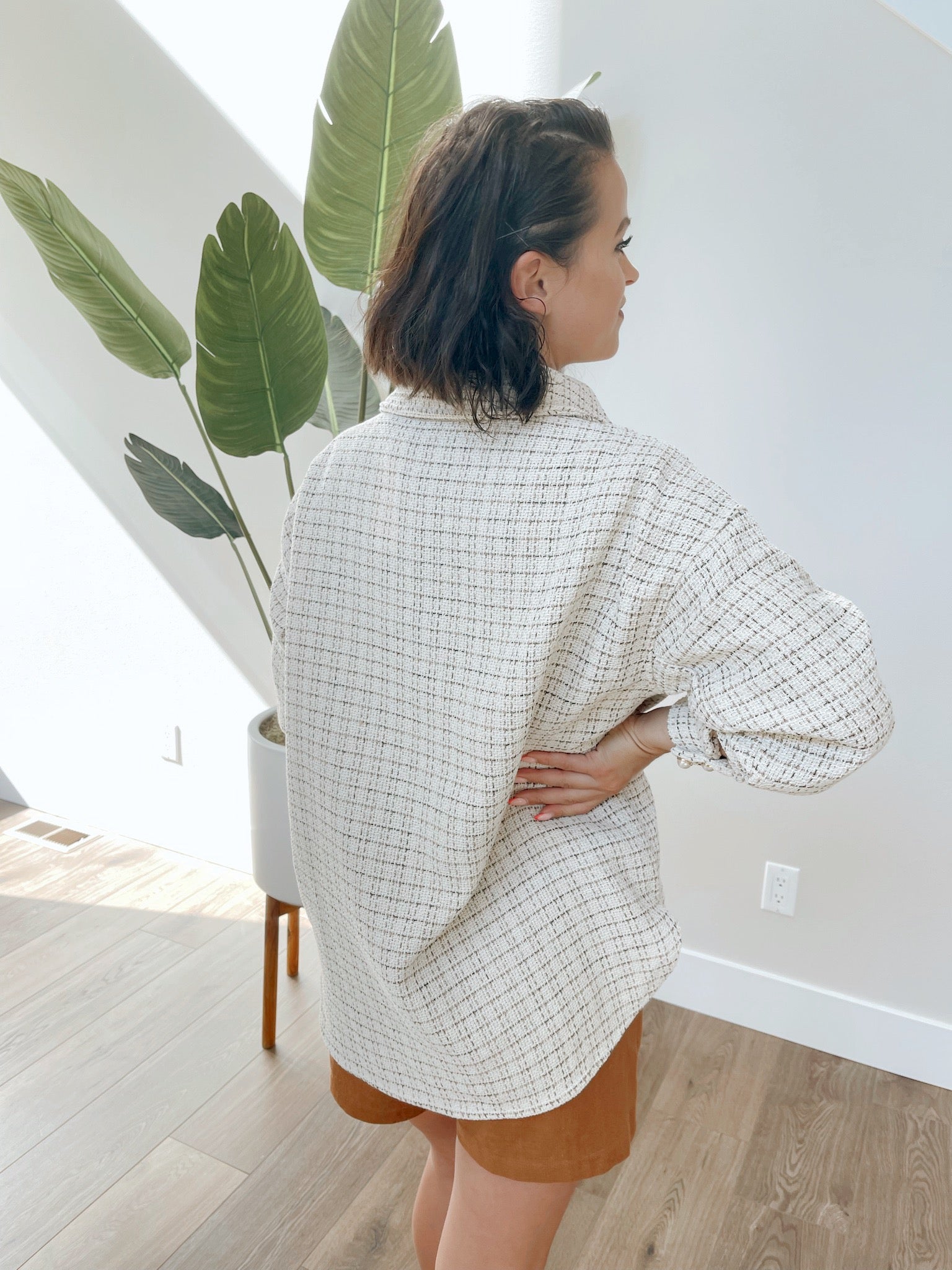 Pearl Plaid Jacket