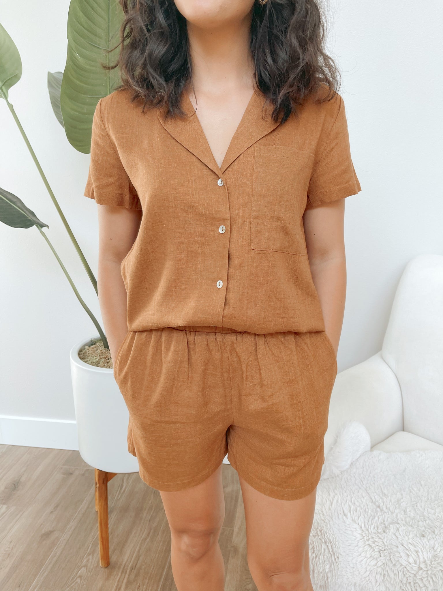 Teresa Linen Two Piece Set