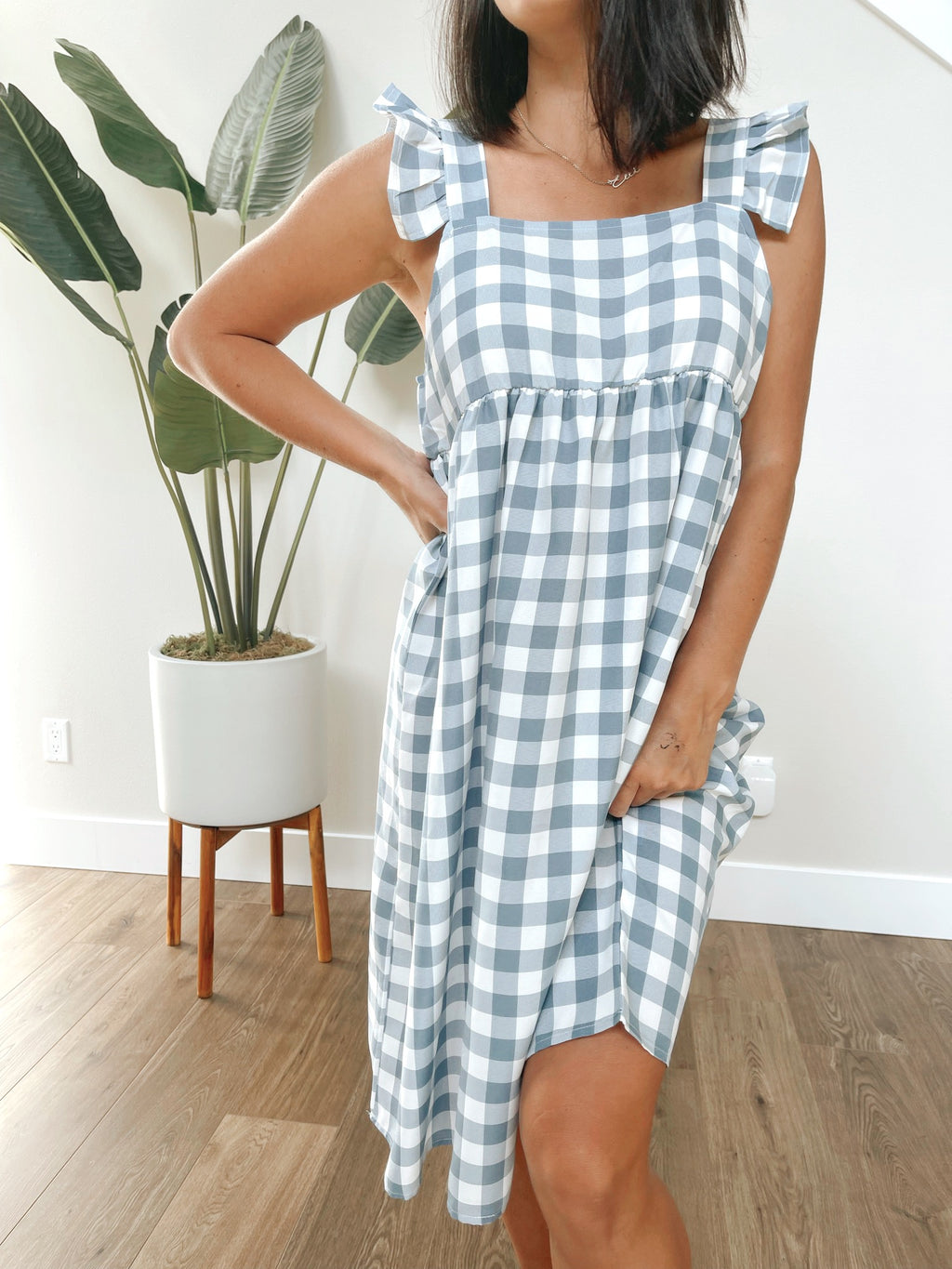 All In Good Ruffled Sleeveless Dress